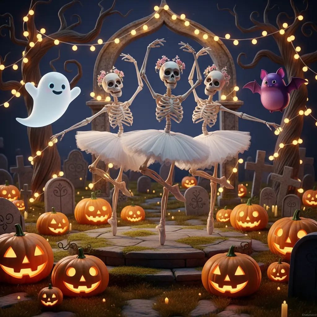 Portada de Las Calaveras Bailarinas del Cementerio