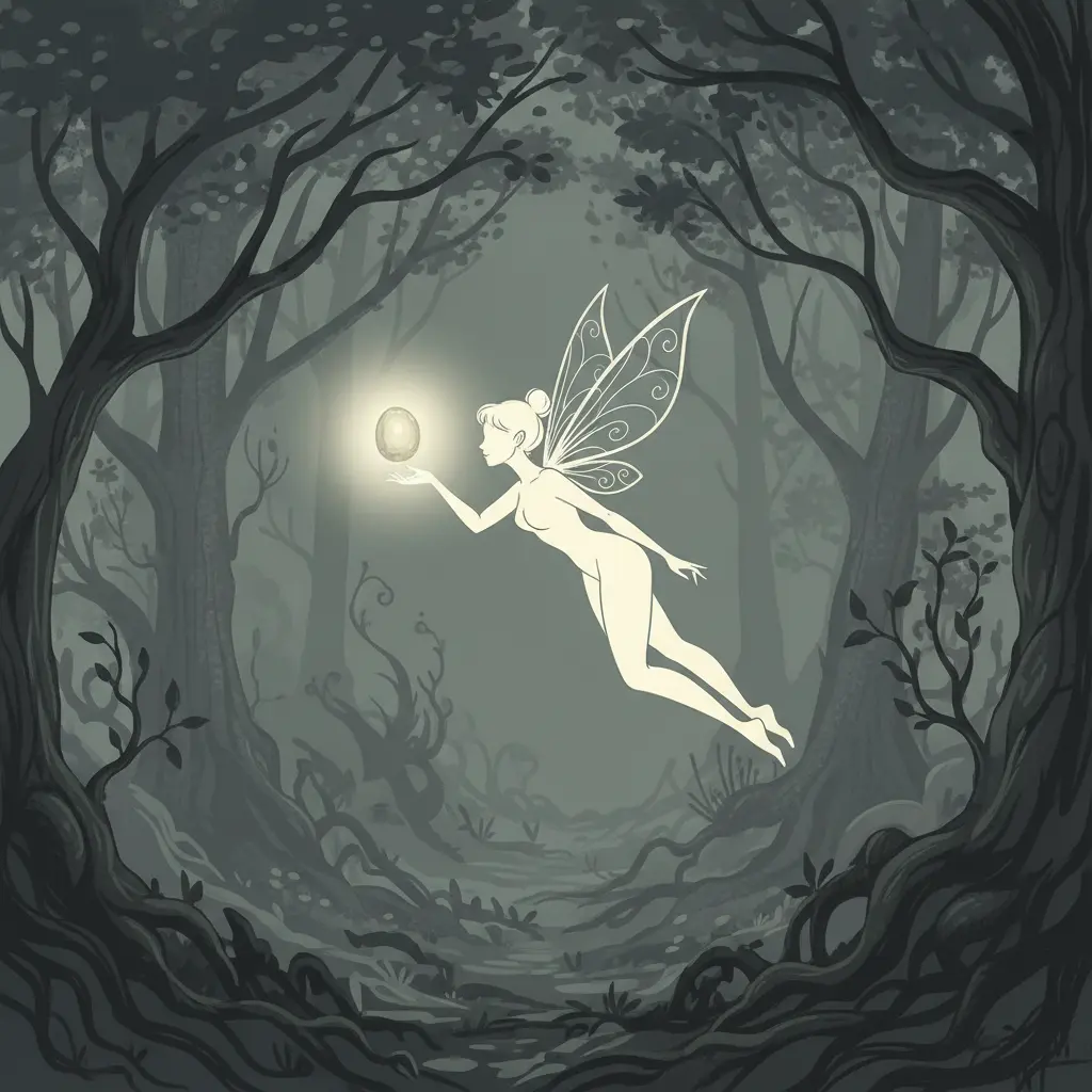 Cuento infantil: La risa del hada y la piedra invisible