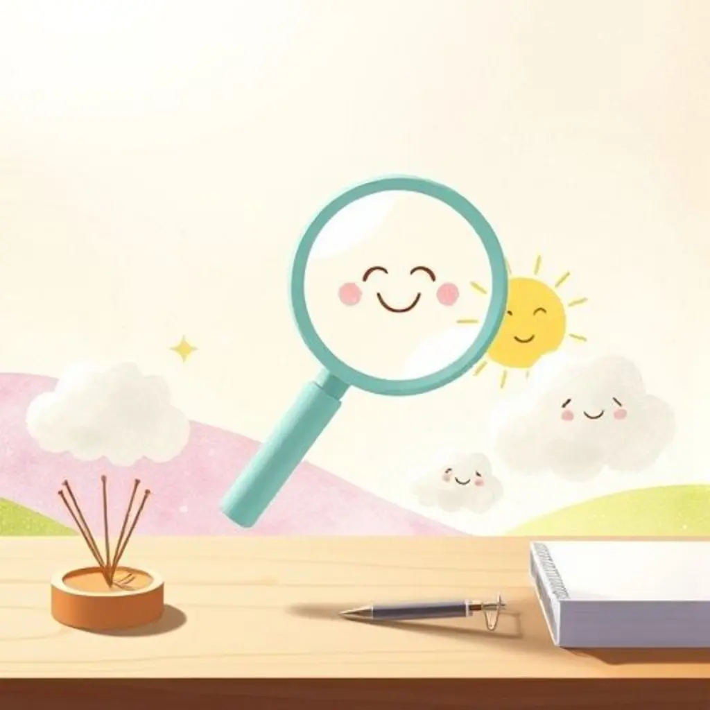 Curiosa lidera un desfile de dibujos que brillan, regresando al escritorio al final de su aventura.