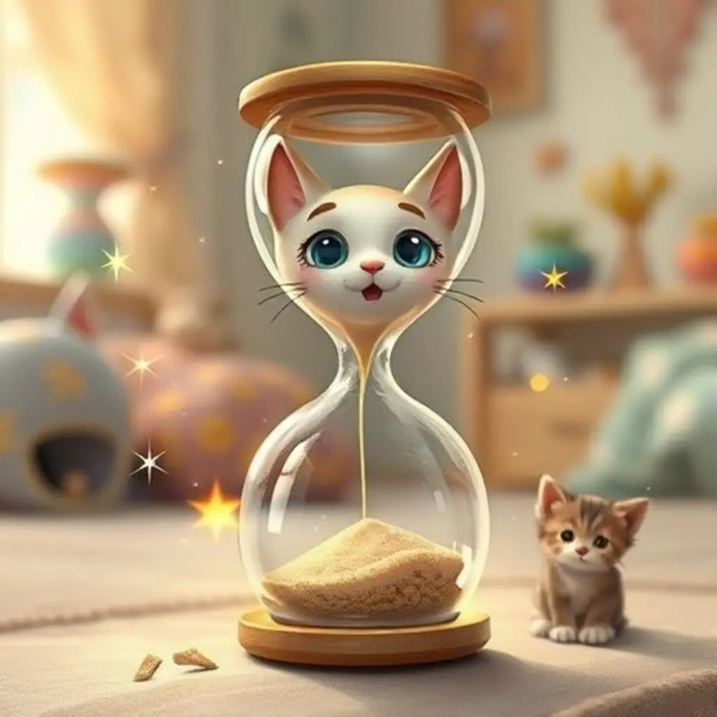 Arenita viendo cómo caen granitos de arena que brillan con pedacitos de sol y risa.