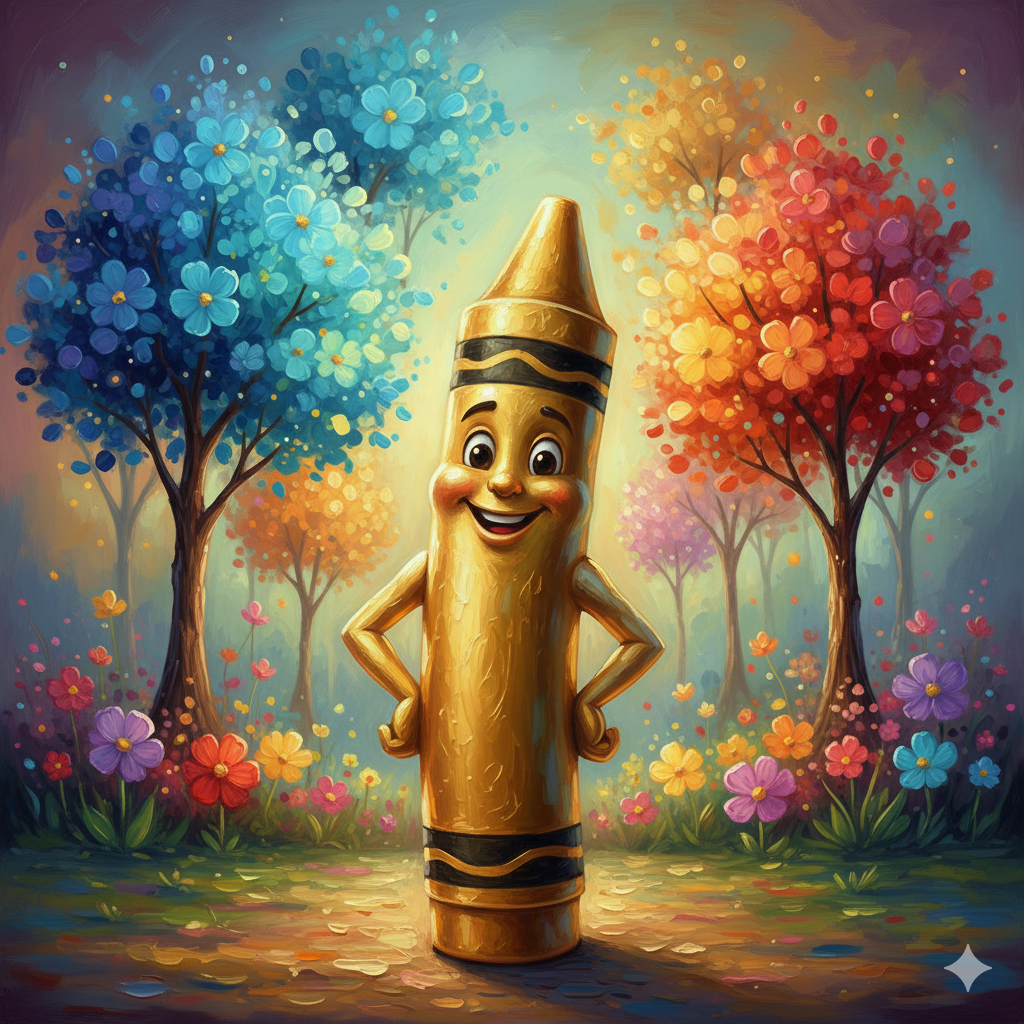 Portada de Oro y la Magia de los Colores Vibrantes