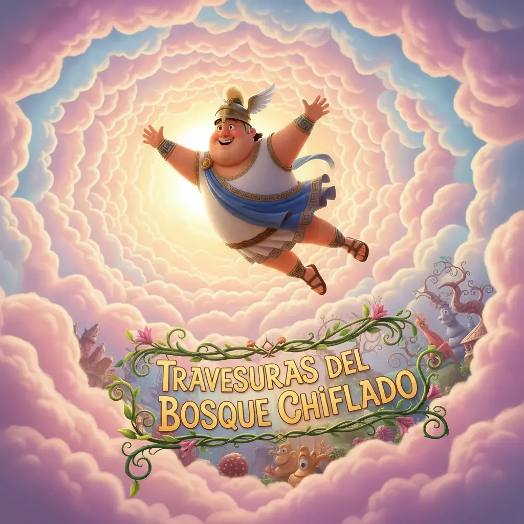 Los caminos de nubes se convierten en un laberinto esponjoso.