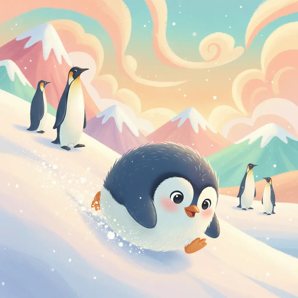 Portada de Pip, el Pingüino Rodador