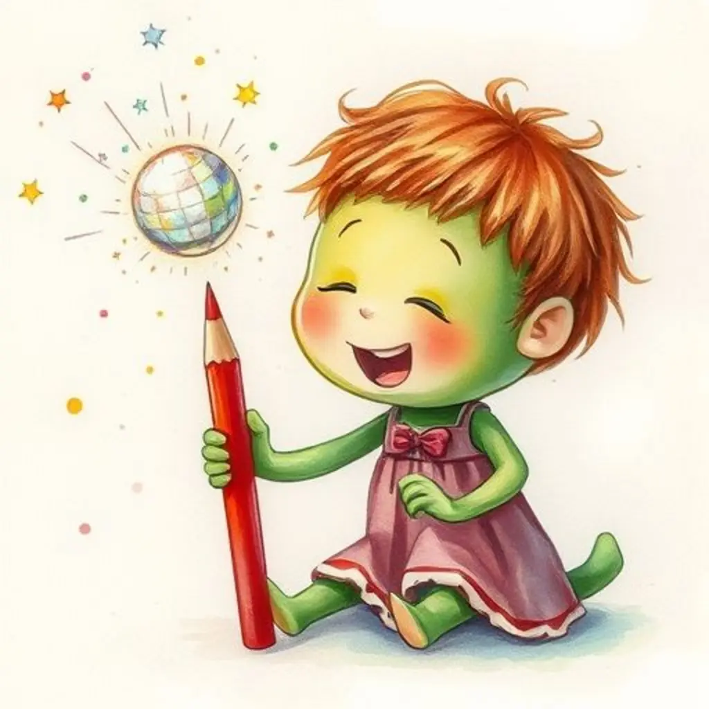 PuntaFina intenta afilar un lápiz y las chispas se pegan a una muñeca.