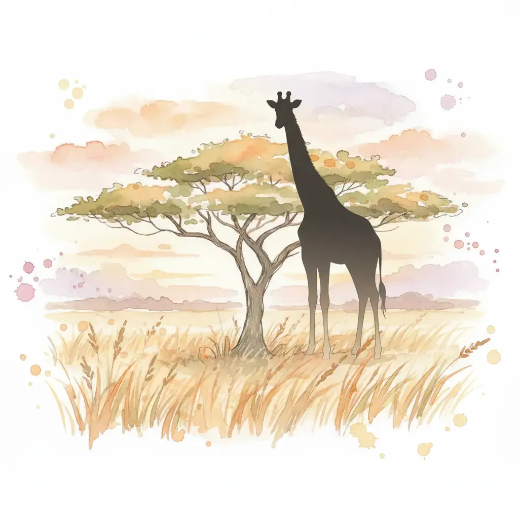 Se ven unas patas muy largas y delgadas junto a la colita, mientras el resto del cuerpo sigue en sombras.