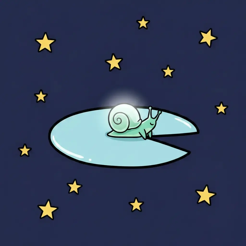 Omi subiendo con cuidado a una azucena de color azul claro.