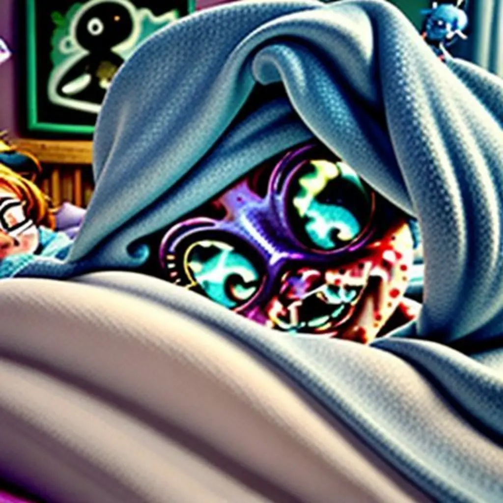 Mullidas empujan la manta de vuelta a la cama, orgullosas.