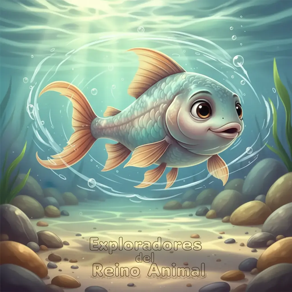 Aleta-Veloz se mueve con gracia, dejando que la corriente lo lleve suavemente.