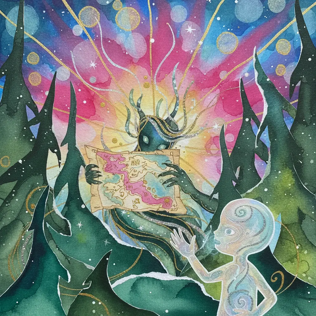 Brillo considera el trato de la criatura, su voz melodiosa a punto de ser entregada.